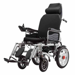 Electric Wheelchair Folding Aluminum Alloy 24V Built-In Battery Portable With Adjustable Seat And <b>Backrest</b> For Daily Use - Product Image 2