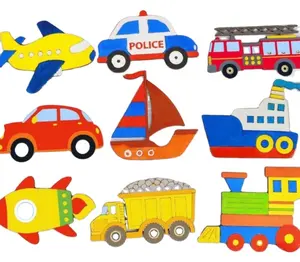 Kit de artesanato de madeira para meninos e meninas, brinquedos educativos personalizados com formas de animais