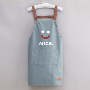 Delantal de Cintura Estilo Americano Campestre para Mujer, para Cocina, Impermeable, Resistente al Aceite, <span class=keywords><strong>Ropa</strong></span> de Trabajo - Product Image 6