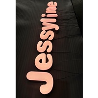 Letras de Canal LED Iluminadas de Acrílico Cristalino 3D a Prueba de Agua Personalizadas, de Acero Inoxidable, para Publicidad en Exteriores