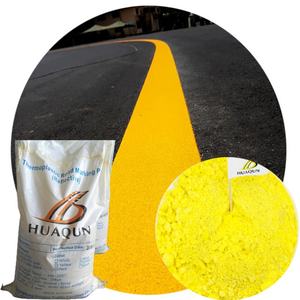 Peinture routière thermoplastique HUA QUN, peinture de marquage routier à chaud, couleur jaune et blanche, type réfléchissant - Product Image 4