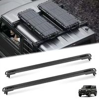 Barres transversales de toit en aluminium pour Suzuki Jimny JB64 JB74 JC74 2018-2026 3/5 portes, sans perçage, barres de chargement JMN176