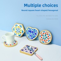 Nouveau kit de bricolage créatif rond et carré, en bambou, rotin et tiges végétales, très populaire