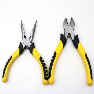 Alicates diagonales de 6 pulgadas de acero al cromo vanadio con mordazas lisas para reparaciones domésticas y corte de alambres - Product Image 1