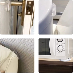 Cale <span class=keywords><strong>de</strong></span> <span class=keywords><strong>porte</strong></span> en caoutchouc Anti-Collision avec <span class=keywords><strong>amortisseur</strong></span>, protection murale, 10 pièces - Product Image 5