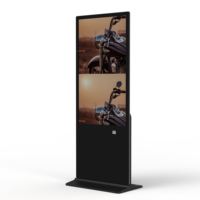 Écran tactile interactif sur pied pour kiosque, écran LCD intérieur de 32, 43, 49, 55, 72, 80 pouces, système Android et Windows