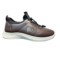 Chaussures de sport décontractées à plateforme pour hommes, légères, anti-odeur, antidérapantes, en PU, à enfiler, pour tous les jours