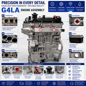 Nuevo Conjunto de Motor de Gasolina DOHC de 4 Cilindros y 16 Válvulas G4LA de 1.2L de Primera Calidad para Hyundai I10 I20 Kia Picanto Rio - Product Image 2