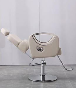 Sillón Reclinable Hidráulico de Cuero Negro Moderno de China, Material de PU con Construcción Metálica para Salón de Belleza, Peluquería, en Oferta - Product Image 4