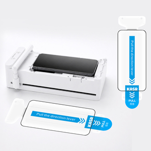 Pellicola Protettiva Universale in Vetro Temperato per Macchina Applicatrice 9H HD Trasparente Anti-Graffio iPhone <span class=keywords><strong>Samsung</strong></span> Xiaomi OPPO OEM - Product Image 1