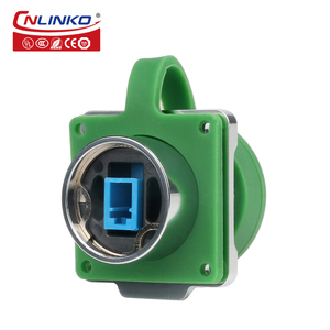 Sợi quang cắm tín hiệu IP67 không thấm nước kết nối kim loại sợi quang cắm vòng nối - Product Image 4