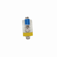 Adaptador de Viaje Universal con Protección OTP para Laptop, Modem Null DB9 Mini, Certificado por la FCC, Amarillo, ABS