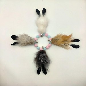 Cabeza de Repuesto para Varita de Gato con Plumas de Piel de Zorro y Campana, Surtido de Accesorios de Recambio para Juguetes de Gato para Juego y Entrenamiento de Gatitos - Product Image 3
