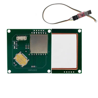 Módulo YRM100 Lector RFID UHF Grabador USB TTL Antena Integrada de 1-5.5dbi Lector Grabador de Tarjetas RFID para Placa EPS32/STM32
