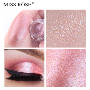 Sombra de Ojos en Polvo MISS ROSE Mermaid Princess Glitter, Color Único, Acabado Dorado Arcoíris, Destellos Perlados Polarizados, Iluminador - Product Image 3