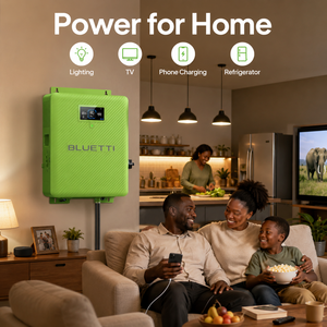 Système de batterie solaire domestique tout-en-un BLUETTI 2 kWh, charge PV 1500 W pour l'éclairage, la télévision, le ventilateur, le routeur et la sauvegarde du téléphone - Product Image 4