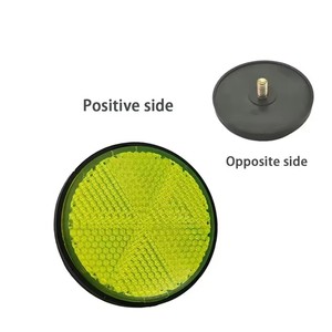 Motocicleta Rectángulo Reflectante Tira de Advertencia Pegatina Bicicleta Scooter Quad Caravana Camión Tornillo en Reflector de Seguridad Pegatinas Calcomanías - Product Image 2