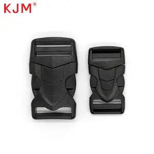 KJM 20mm Plastic Rocket Shape Dual Adjustable Side Quick Release Buckle for Multifunction Tactical Backpack