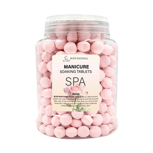 Tablettes de spa pour manucure 8oz - Boules de trempage Lait & Miel, Tablettes hydratantes, Adoucissant pour cuticules pour pédicure et manucure 1000g - Product Image 4