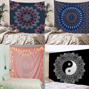 Bohemia Mandala serie Hippie psichedelica camera da letto <span class=keywords><strong>estetica</strong></span> personalizzata arazzo su misura mediazione Yoga Picnic tappetino - Product Image 3