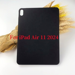 Chống sốc màu đen mềm Matte <span class=keywords><strong>TPU</strong></span> <span class=keywords><strong>Tablet</strong></span> bao gồm các trường hợp đối với iPad không khí 11 2024 - Product Image 2