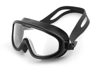 Lunettes de piscine personnalisées masques de plongée en surface équipement de sport nautique professionnel à lentille unique lunettes de natation à grand cadre