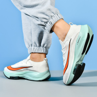 Chaussures de course unisexes pour marathon, semelle intermédiaire en EVA, empeigne en mesh, légères, respirantes, durables, baskets d'extérieur