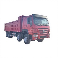 Sinotruk HOWO Camión Volquete de Minería Usado, Ligero y Pesado, 6x4/8x4, Diésel, 10-12 Ruedas, con Caja de Carga y Mezcladora de Concreto
