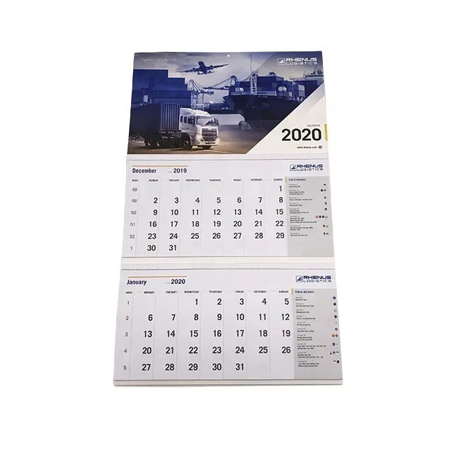 Высококачественные недорогие настенные календари, ежемесячные календари для Адвента