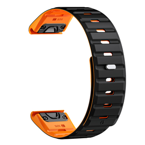 <span class=keywords><strong>Bracelet</strong></span> en silicone souple style gelée Trendybay 20 mm 22 mm léger et élastique de remplacement pour Garmin <span class=keywords><strong>Forerunner</strong></span> 570 usage quotidien - Product Image 2