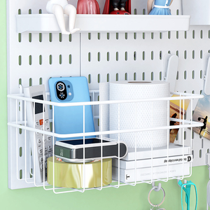 Support mural FIM Nordic <span class=keywords><strong>pour</strong></span> panneau perforé, idéal <span class=keywords><strong>pour</strong></span> la décoration de chambre et de salon, avec kits d'accessoires <span class=keywords><strong>pour</strong></span> panneau perforé - Product Image 3
