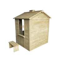 Maison de jeu tout en bois avec fenêtre large, Discovery d'eau douce, tout en cèdre, pour enfants