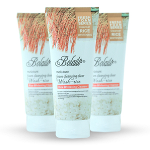 Offre Spéciale végétalien riz blé blanchissant nettoyant pour le visage hydratant contrôle de l'huile Anti-acné mousse pour le visage nettoyant <span class=keywords><strong>démaquillant</strong></span> soins de la peau <span class=keywords><strong>savon</strong></span> - Product Image 1