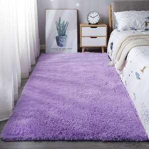 Rectangle blanc en peau de mouton moelleux, cheveux longs tie dye doux fausse fourrure en peluche moderne <span class=keywords><strong>tapis</strong></span> <span class=keywords><strong>tapis</strong></span> pour salon/ - Product Image 3