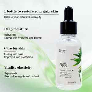 Sérum Liquide Bio à la Vitamine C et aux Algues Marines Éclaircissant Revitalisant Hydratant Anti-rides Raffermissant Visage Végétalien Marque Privée OEM - Product Image 2