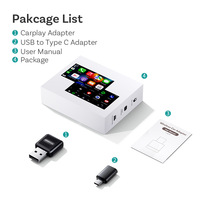 Adaptador Inalámbrico Universal Inteligente CarPlay Android Auto, Dongle CarPlay Plug and Play para Electrónica Automotriz de EE. UU. y la UE, Venta al por Mayor