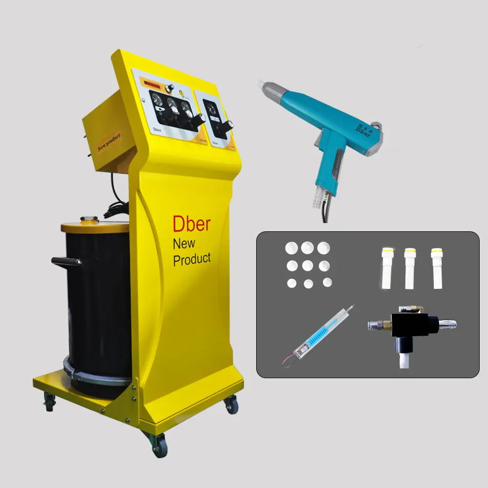 Dber चीन की आपूर्ति फैक्टरी कीमत पावर कोटिंग इलेक्ट्रोस्टैटिक पावर कोटिंग बंदूक के साथ छिड़काव उपकरण पेंटिंग मशीन कोटिंग मशीन