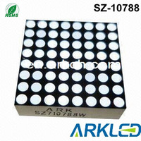 Matrice LED 8x8 0,7 pouce Panneau LED RVB Rouge Affichage matriciel à points 8x8