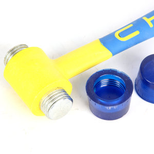 Marteau d'installation en forme de T avec poignée en plastique pour travaux de carrelage, outil de bricolage avec poignée moulée antichoc - Product Image 2