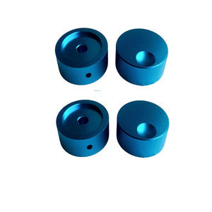 Op maat gemaakte CNC-gedraaide massief aluminium geknurld volume-knop - Potentiometer voor buizenversterkers & audio - Product Image 2