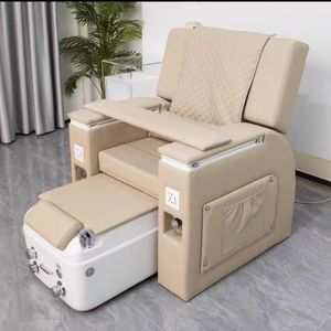 YS-0710N Set Sedia Pedicure Professionale di Lusso con Tavolo Manicure, Massaggio <span class=keywords><strong>Spa</strong></span> Elettrico per Piedi, in Legno per Salone e Camera da Letto - Product Image 1