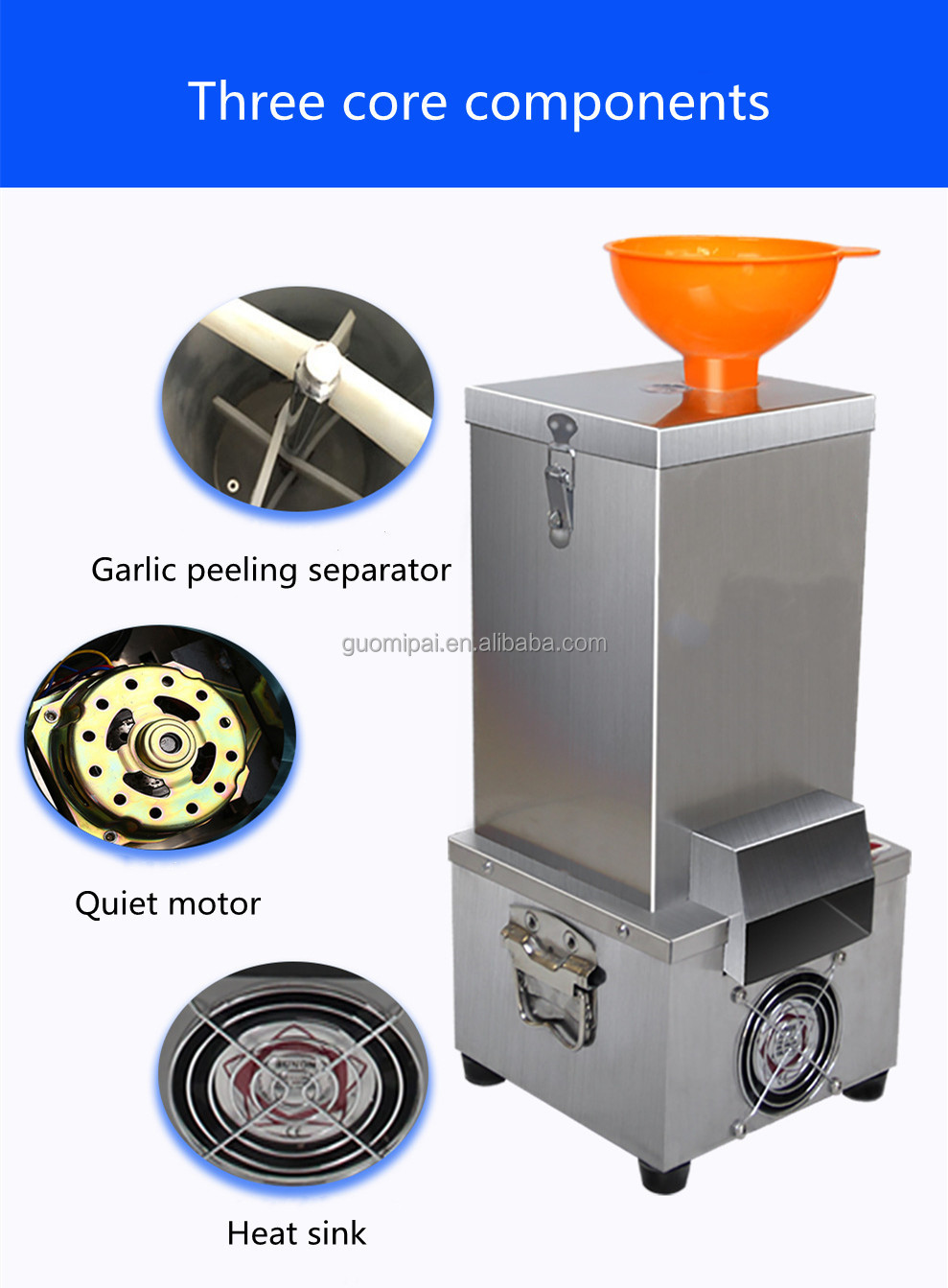 Stainless Steel Commercial Garlic Peeler Garlic Dry Peeler Products