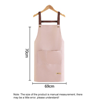 Tablier sans manches à bavette jetable personnalisable en PVC avec logo revêtement personnalisé bon marché en plastique respirant