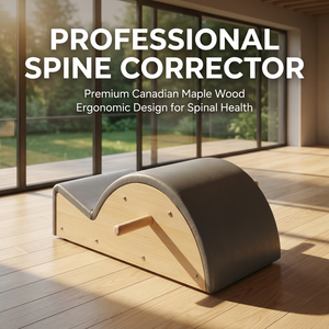 Lit de massage professionnel de luxe en bois d'érable canadien pour la correction de la colonne vertébrale, type Pilates Spine Corrector Arc Barrel, pour studio de yoga - Product Image 1