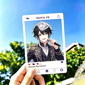 <span class=keywords><strong>Fotocard</strong></span> in Acrilico Personalizzata, Carta in PVC Trasparente, <span class=keywords><strong>Fotocard</strong></span> Olografica Anime Kpop con Stampa Personalizzata - Product Image 4