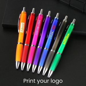 Plastic Ball Point Pen with Custom Logo Promotion Gift Pen 1.0mm Black <b>Ink</b> BKS LY7218 Multi-color Modern - Product Image 6