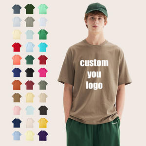 Camiseta lisa 100% algodón de manga corta con cuello redondo 210G, impresión de logotipo, camiseta personalizada en blanco, camiseta para hombre al por mayor. - Product Image 1