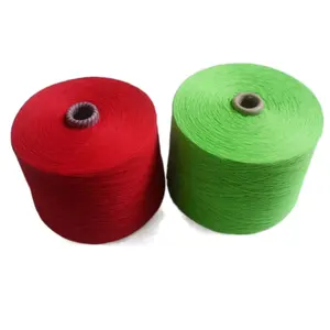 Open End 2S-6S Recycled Cotton Polyester Knitting Yarn