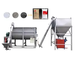 High quality ceramic tile adhesive mortar manufacturing machine cement Putty powder dry mortar and tile adhesive mixer 2 tons