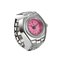 En stock, montre simple en argent avec anneau de réglage, mouvement à quartz SL68, montre pour femmes